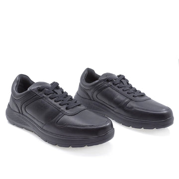Pantofi barbati, Parrotto, PAR-VESTA, Casual, Piele naturala, Negru
