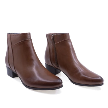 Ghete Dama, Parrotto, PAR-269H10, Casual, Piele naturala, Maro