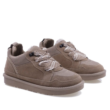 Pantofi Dama, ENERGY, ENG-I 1204, Casual, Piele intoarsa, Taupe