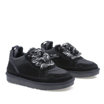 Pantofi Dama, ENERGY, ENG-I 1204, Casual, Piele intoarsa, Negru