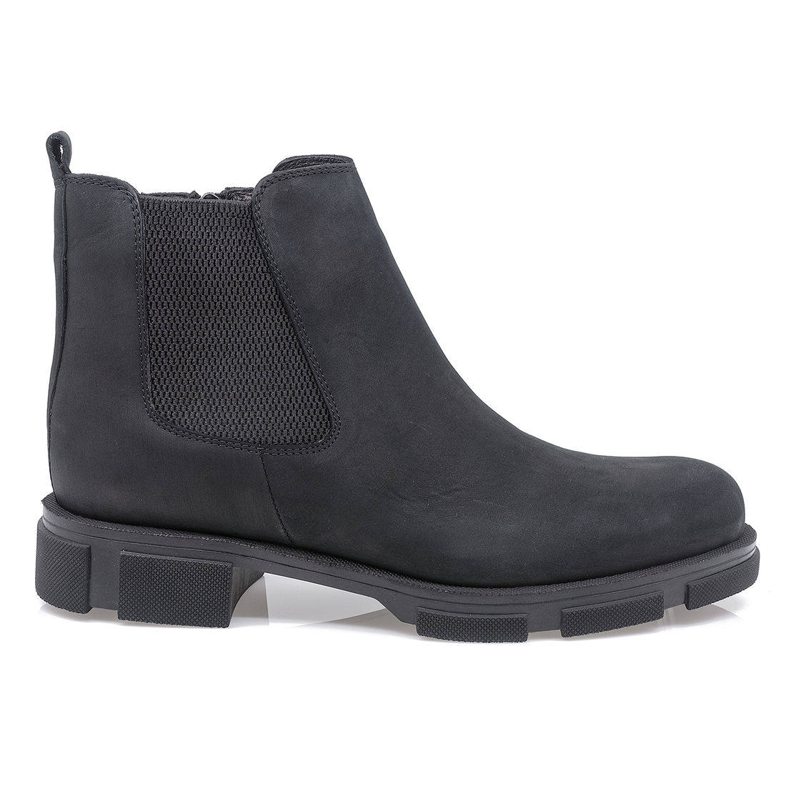 Ghete Barbati, Caspian, CAS-77176,Casual, Piele Nabuc, Negru