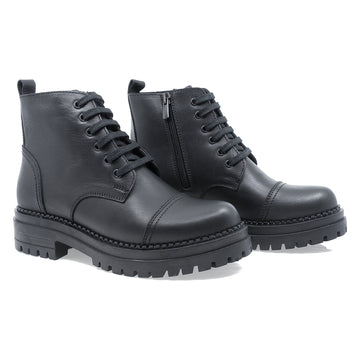 Ghete Dama, Cas-310 Piele Naturala NEGRU