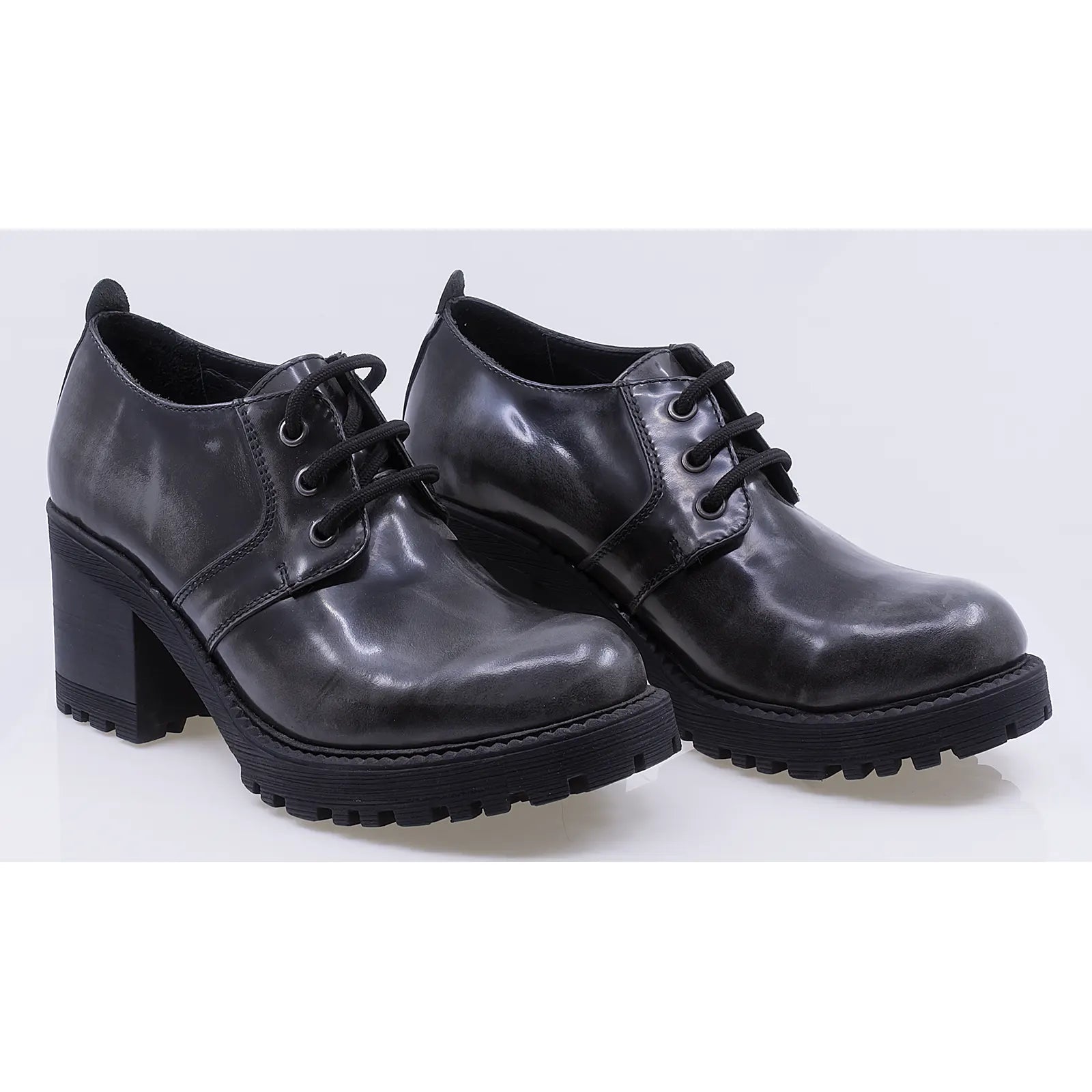Pantofi dama casual piele naturala florantic Caspian 371 gri