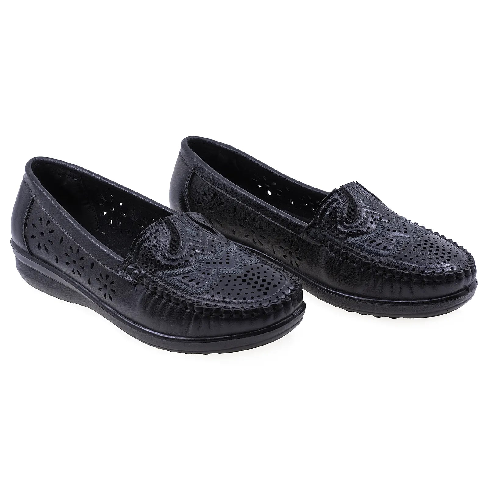 Pantofi Dama, 9083, Casual, Poliuretan, Negru