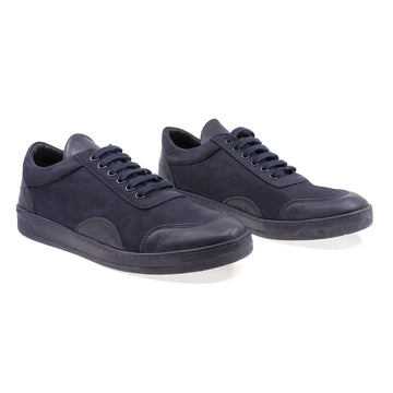 Pantofi Barbati, Caspian, Cas 203, Casual, Piele Nabuc, Bleumarin