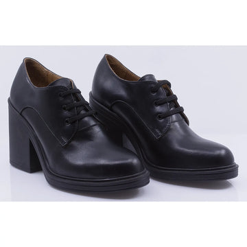 Pantofi dama casual piele naturala Caspian Ania negru