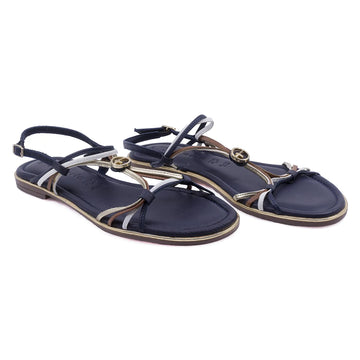 Sandale Dama, Tamaris, TMA, 28154, Casual, Piele naturala, Bleumarin comb