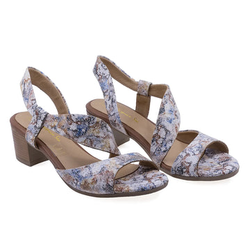Sandale Dama, Caspian, CAS, Vera, Casual, Piele naturala, Flori