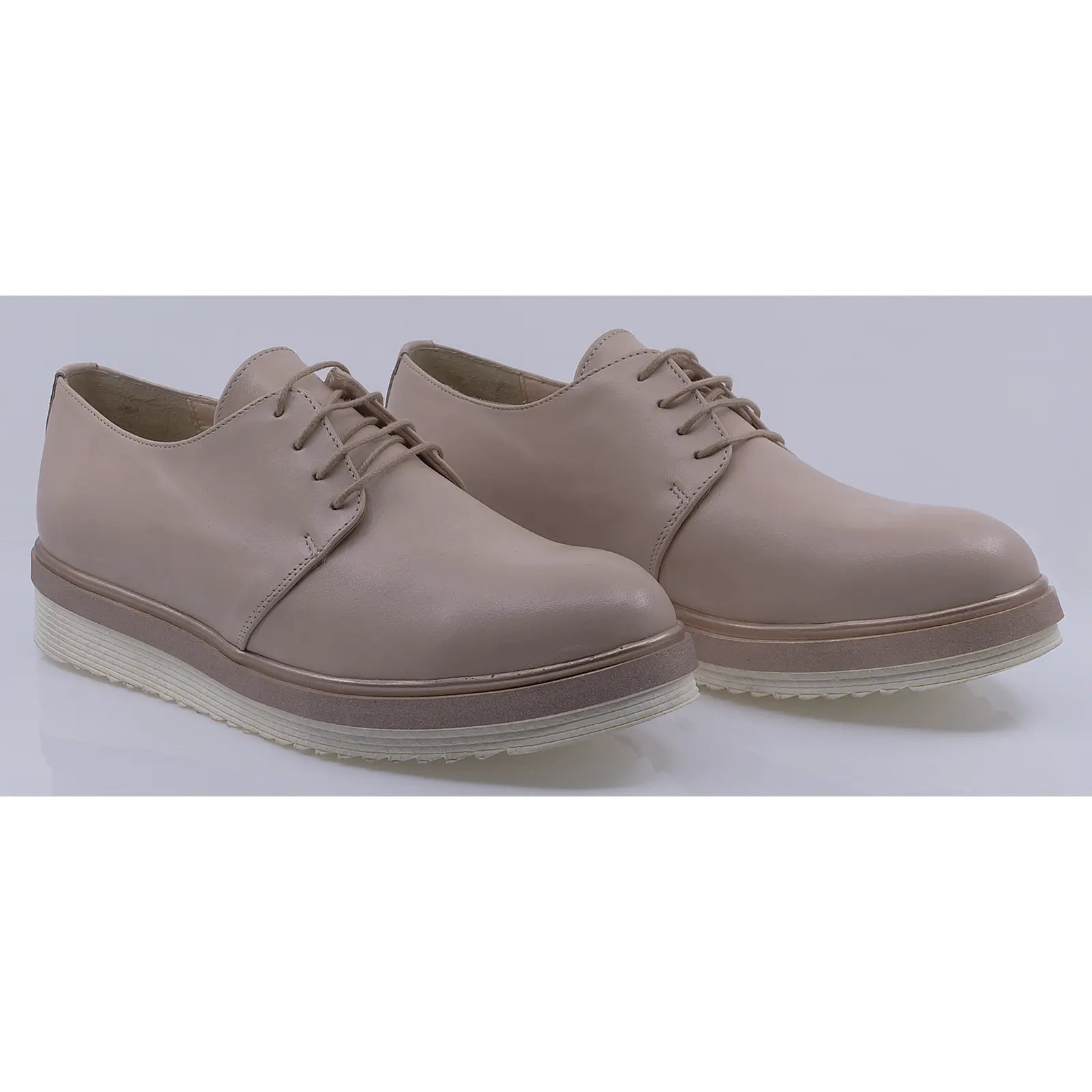 Pantofi dama casual piele naturala Caspian Rita bej
