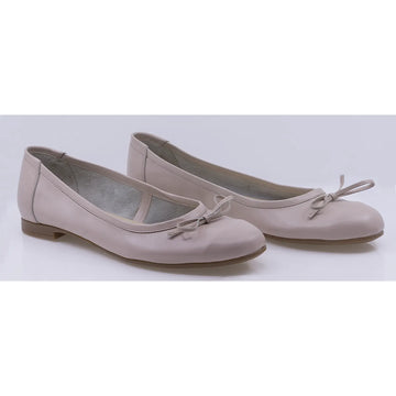 Balerini dama casual piele naturala Caspian Mimi bej