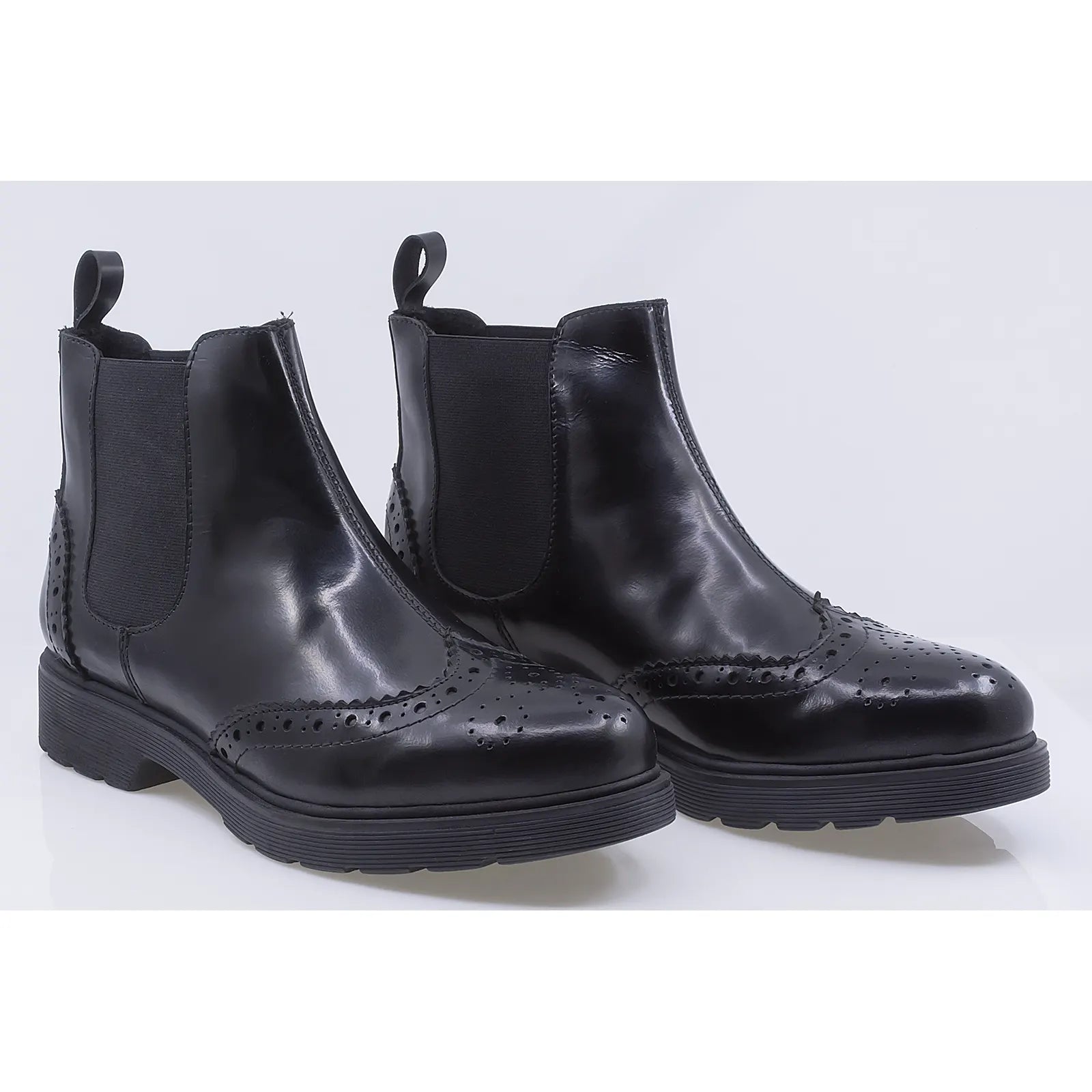 Ghete dama casual piele naturala florantic Caspian Tess/T negru