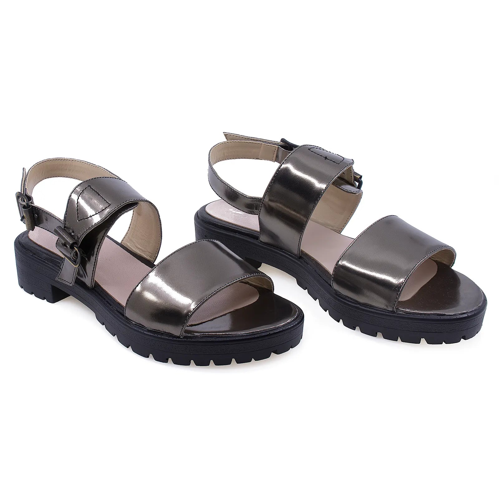 Sandale Dama, Caspian, CAS, Alesia, Casual, Piele naturala, Nichel