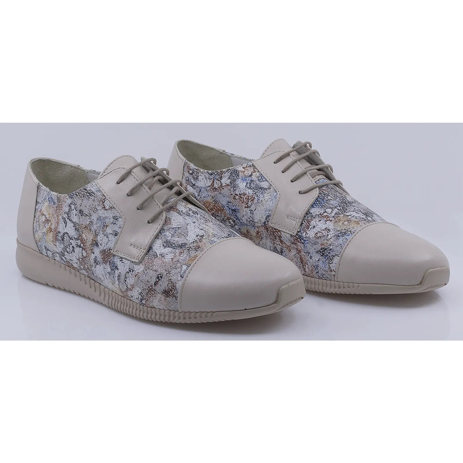 Pantofi dama casual piele naturala florantic Caspian Nadia bej
