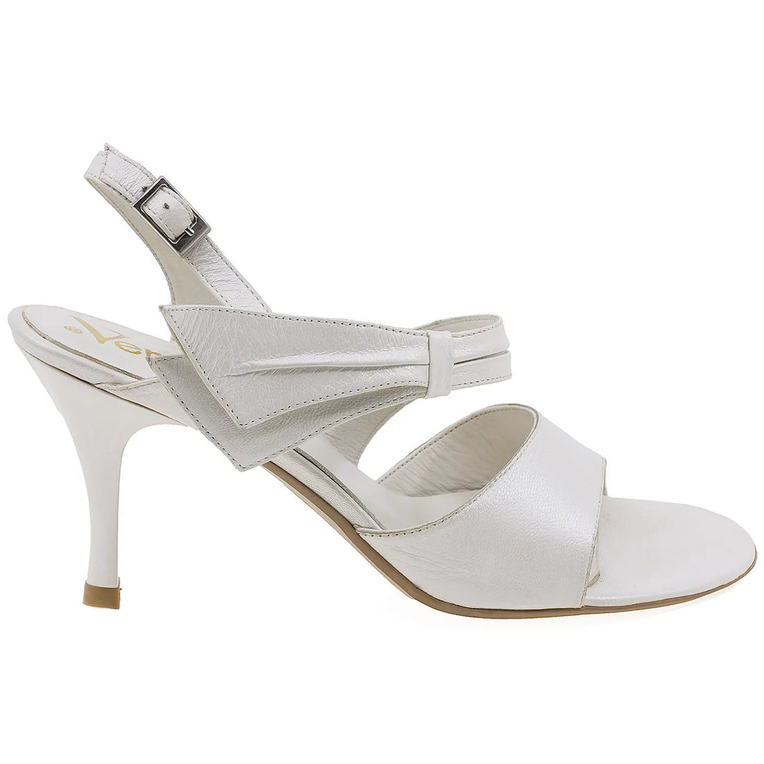 Sandale Dama, Veronesse, VER, 711-124, Elegante, Piele naturala, Alb murdar