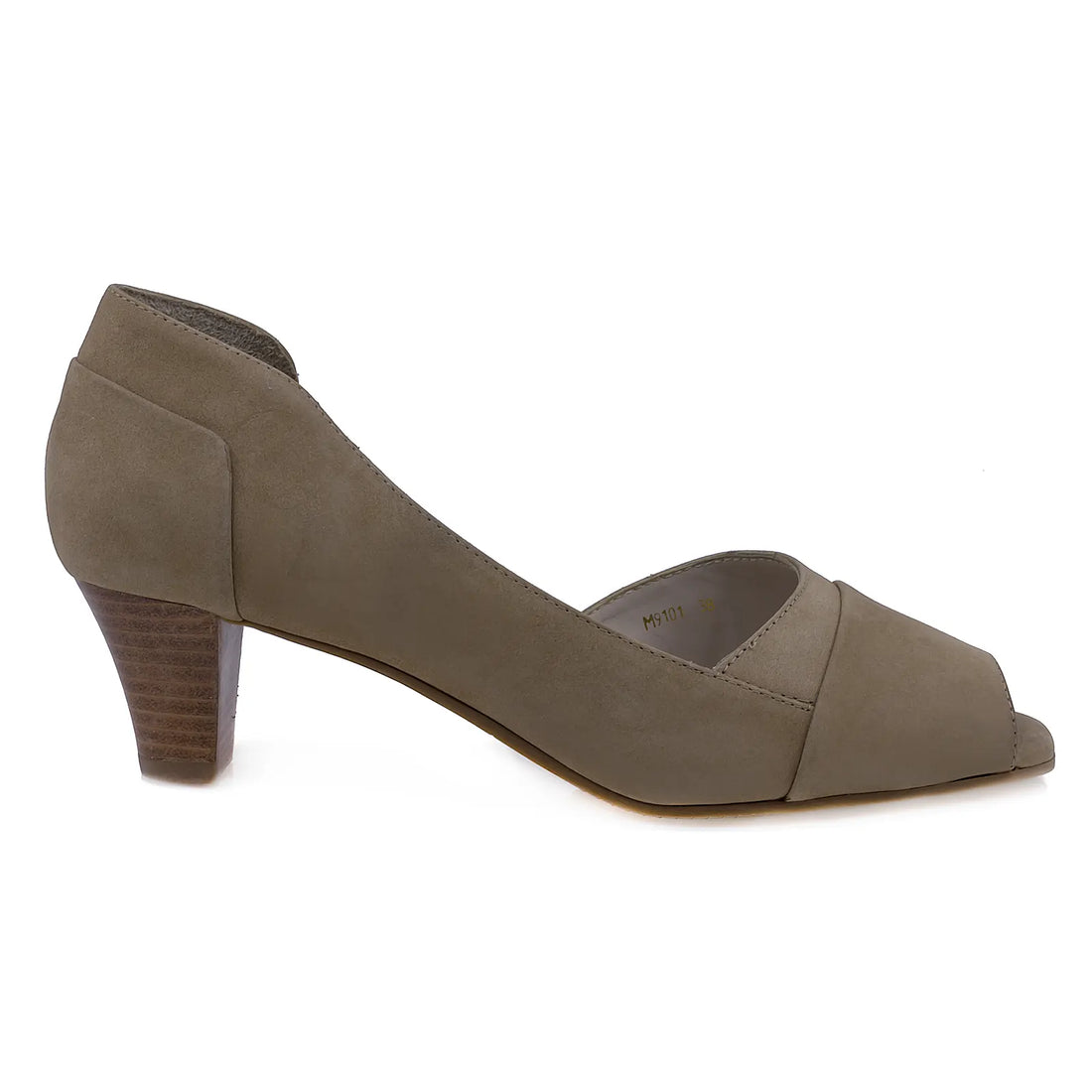 Sandale dama elegante piele naturala intoarsa 9101 camel