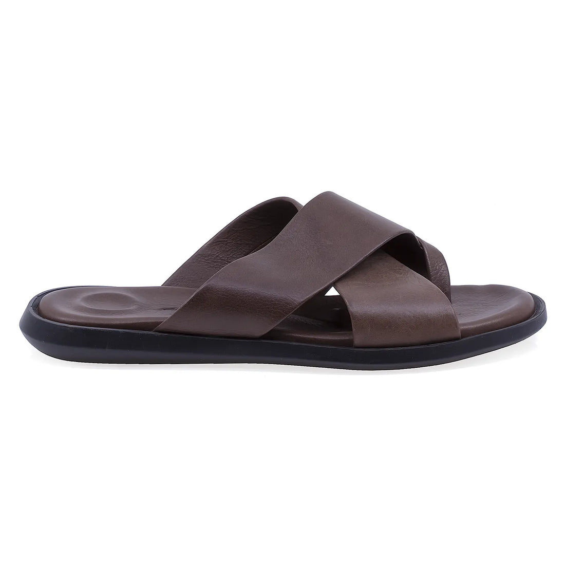 Papuci barbati casual piele naturala Caspian 403 maro