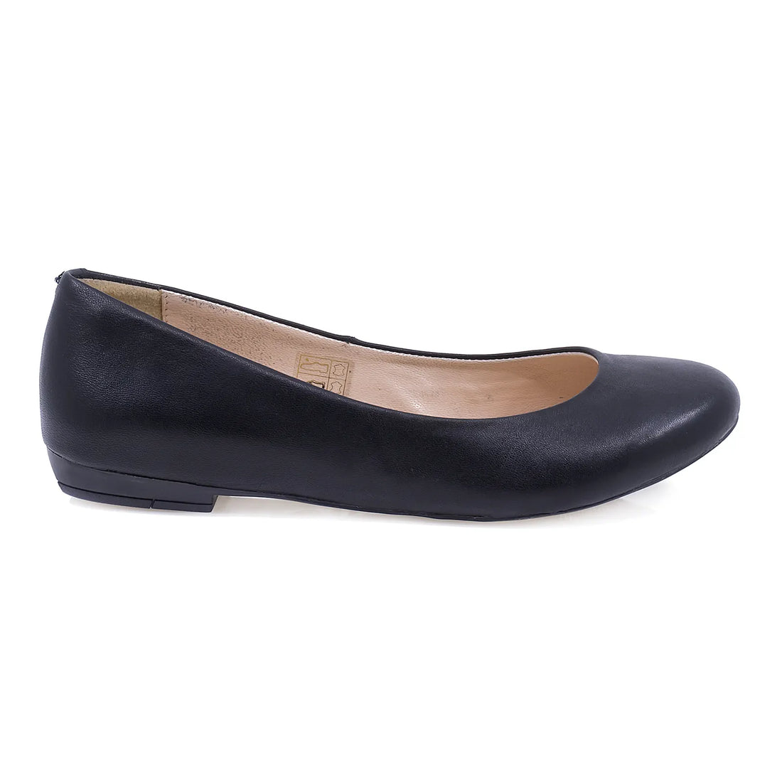 Balerini dama casual Caspian piele naturala MARINA negru