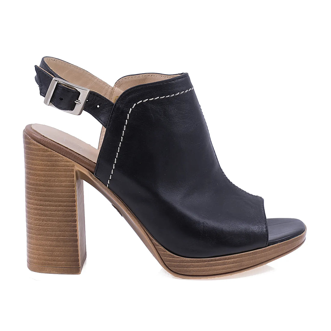 Sandale dama casual Caspian piele naturala Vanesa/1 negru