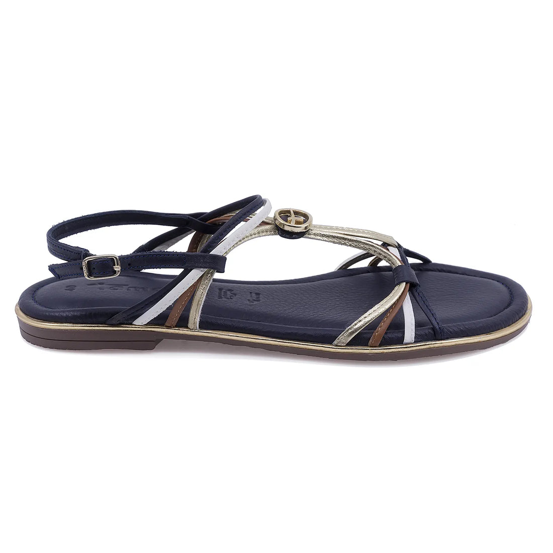 Sandale Dama, Tamaris, TMA, 28154, Casual, Piele naturala, Bleumarin comb