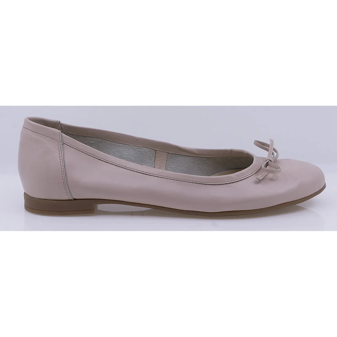 Balerini dama casual piele naturala Caspian Mimi bej