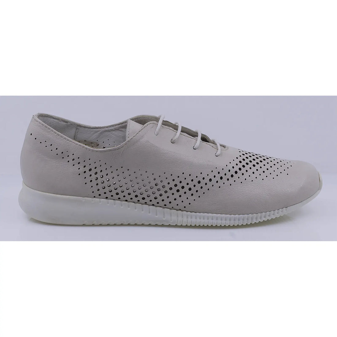 Pantofi dama casual piele naturala Caspian Carina crem