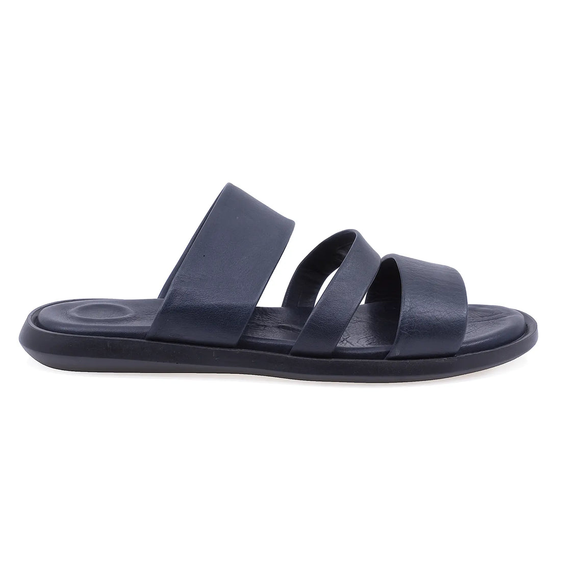 Papuci barbati casual piele naturala Caspian 410 bleumarin