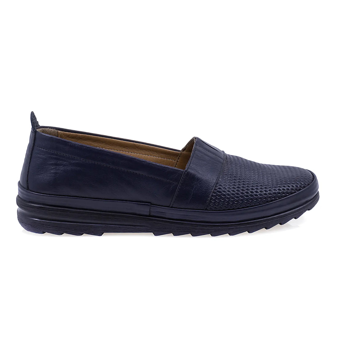 Pantofi dama casual piele naturala 72302 bleumarin