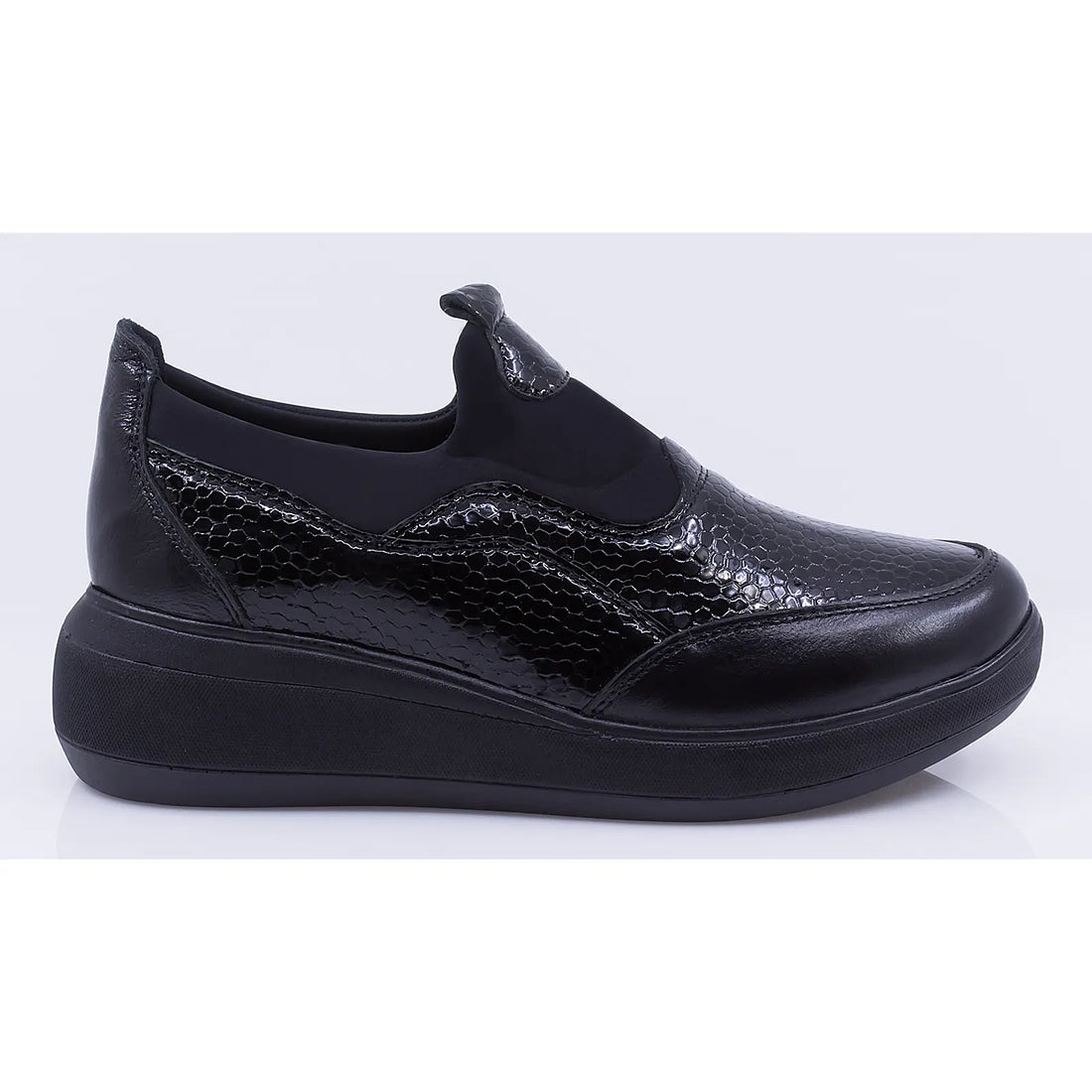 Pantofi dama casual piele naturala Caspian 3012/2 negru
