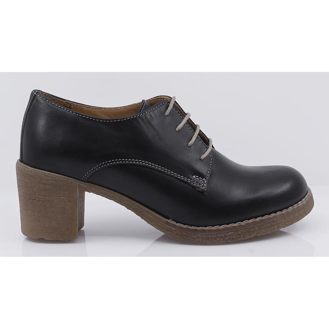 Pantofi dama casual piele naturala Caspian Ana negru