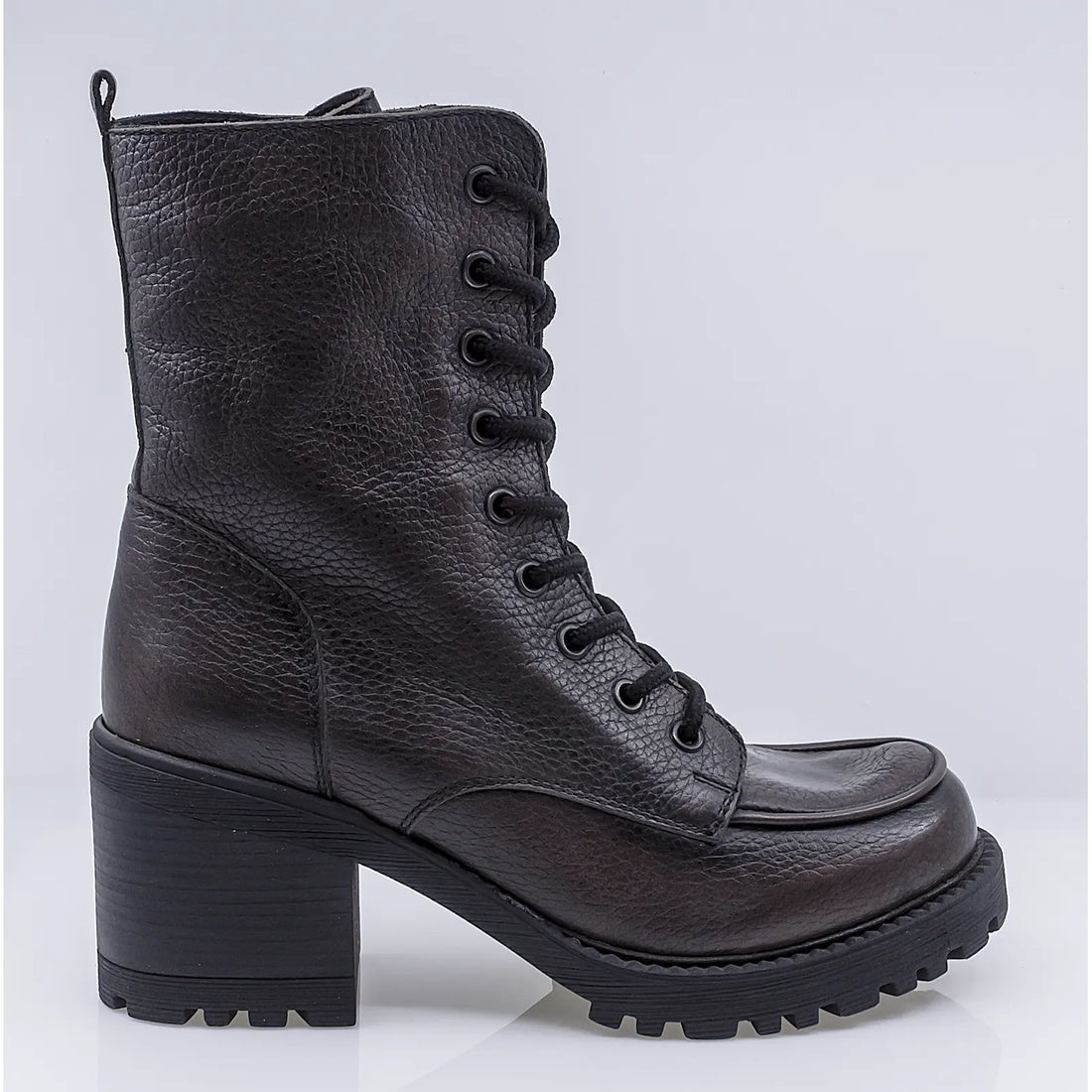 Ghete dama casual piele naturala Caspian Iza gri