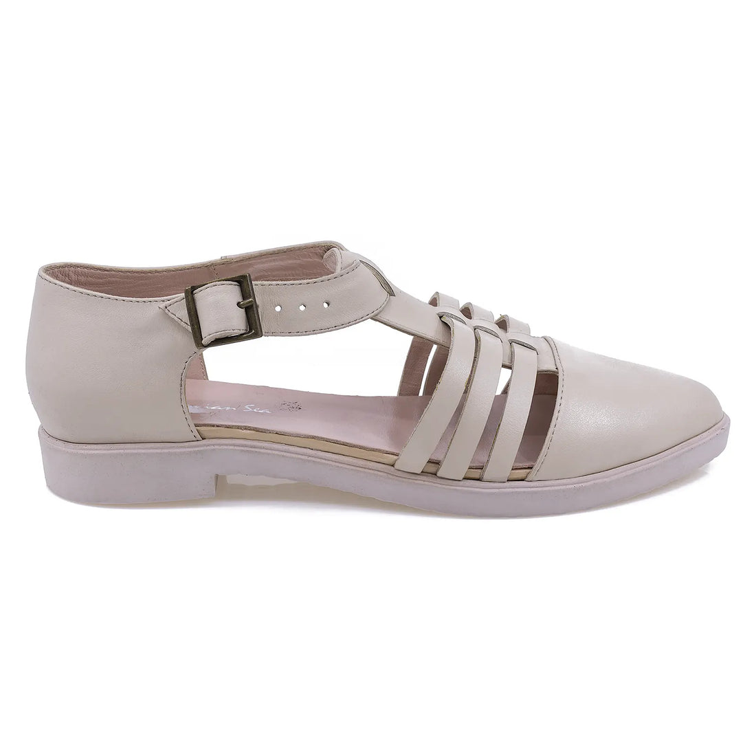 Pantofi Dama, Caspian, CAS, Galia, Casual, Piele naturala, Bej