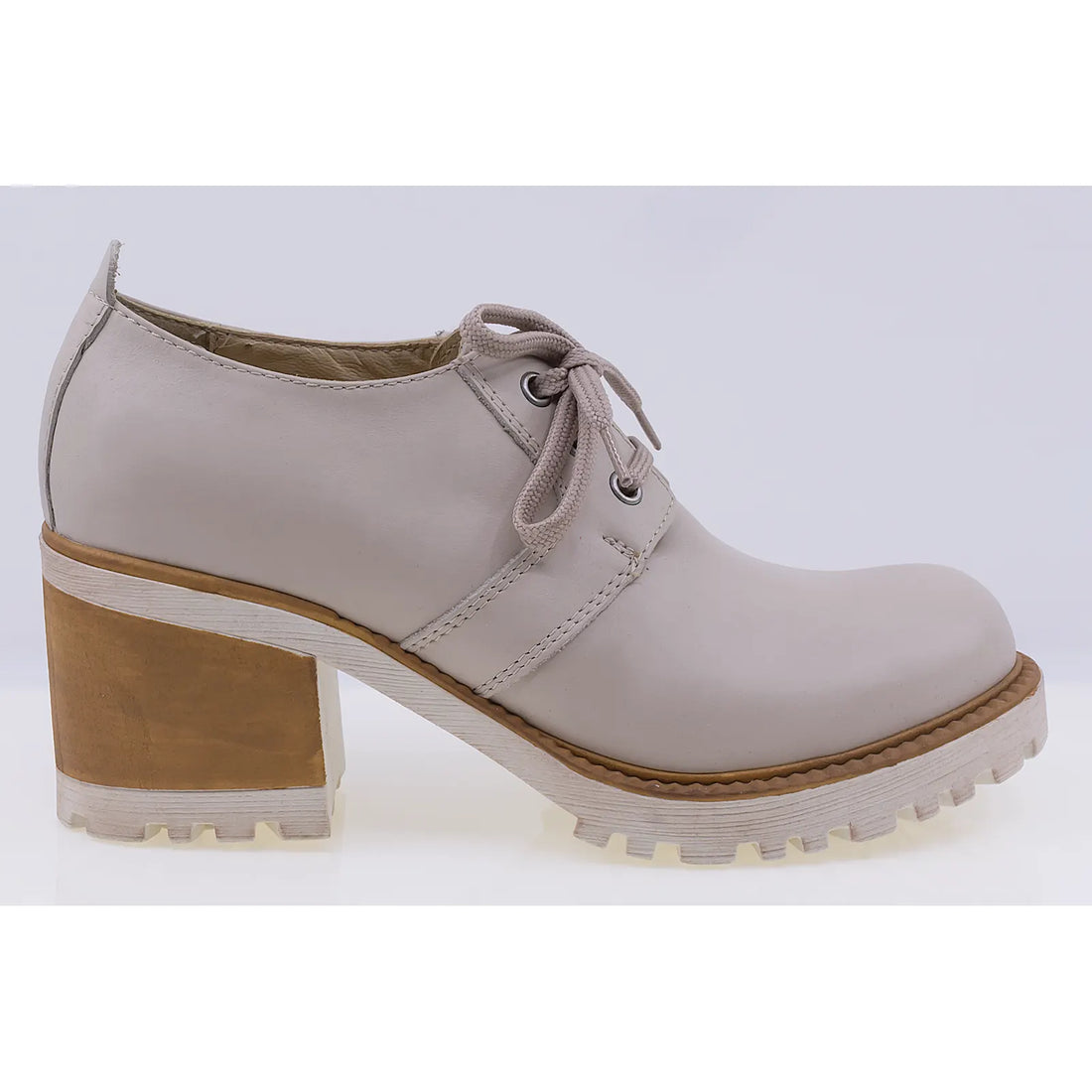 Pantofi dama casual piele naturala Caspian 371 bej