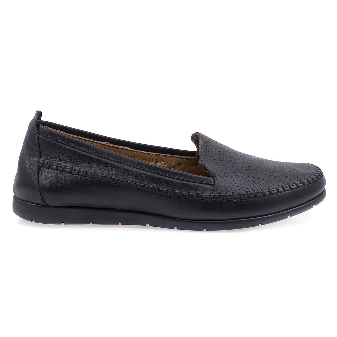 Pantofi dama casual piele naturala 82510 negru