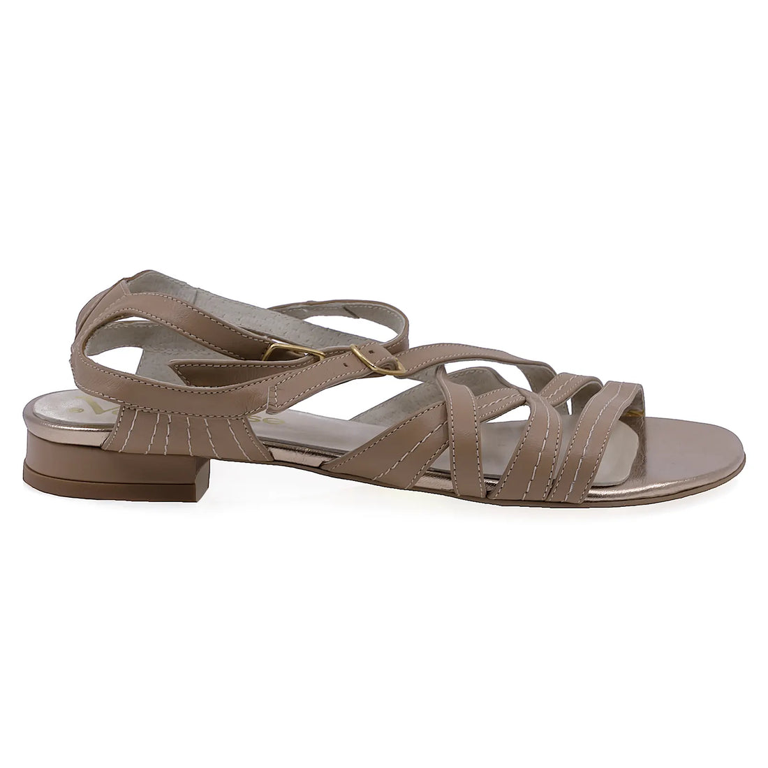 Sandale dama casual Veronesse piele naturala 386 camel
