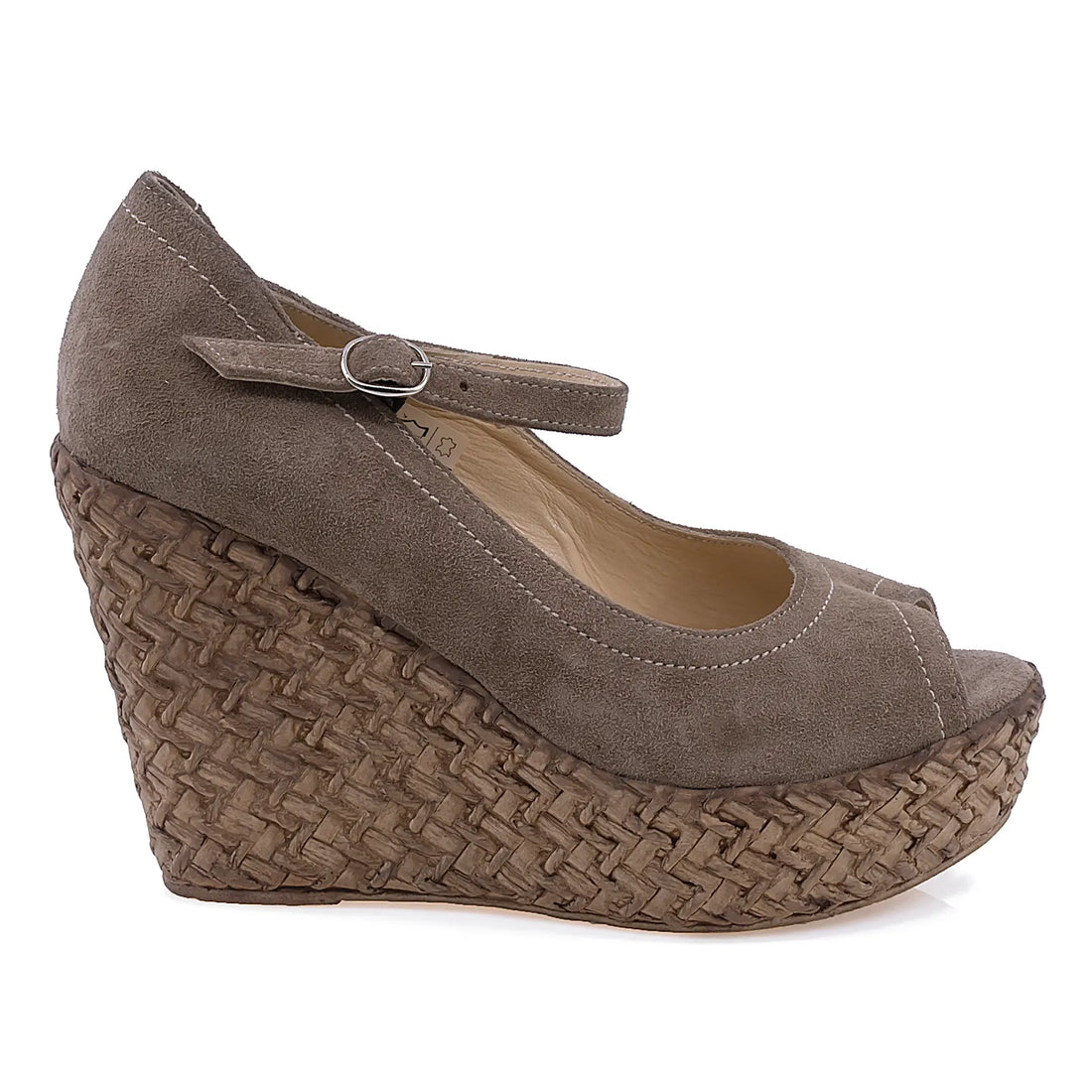 Pantofi Dama, Caspian, 40, Casual, Piele naturala intoarsa, Bej
