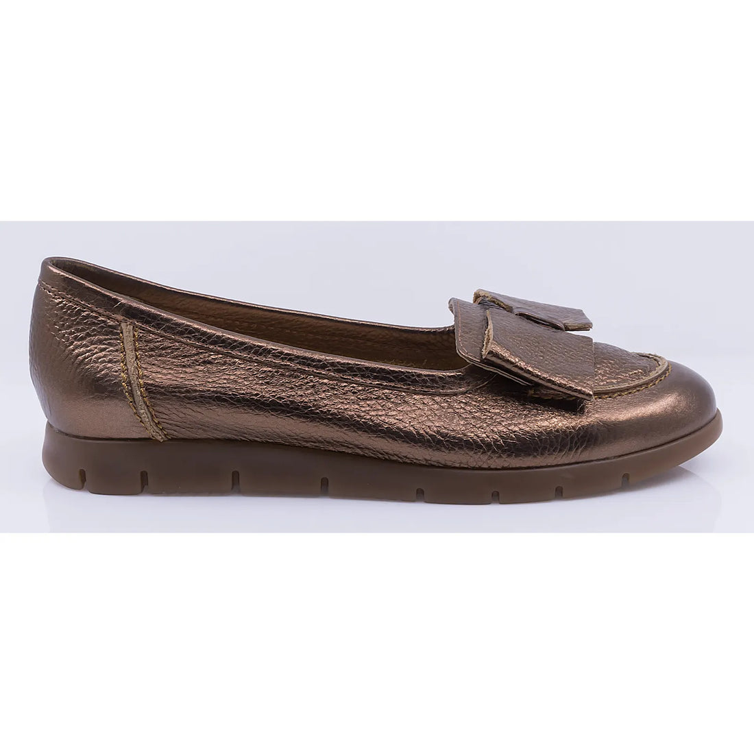 Balerini dama casual piele naturala Caspian Nadia/2 aramiu
