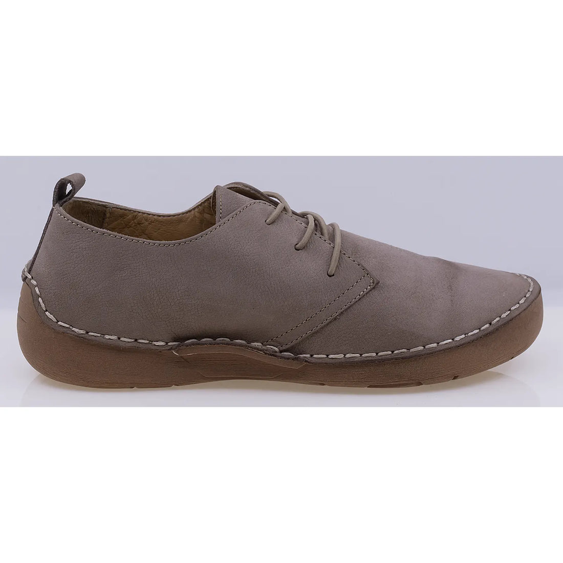 Pantofi dama casual piele naturala nabuc Caspian 44184 bej