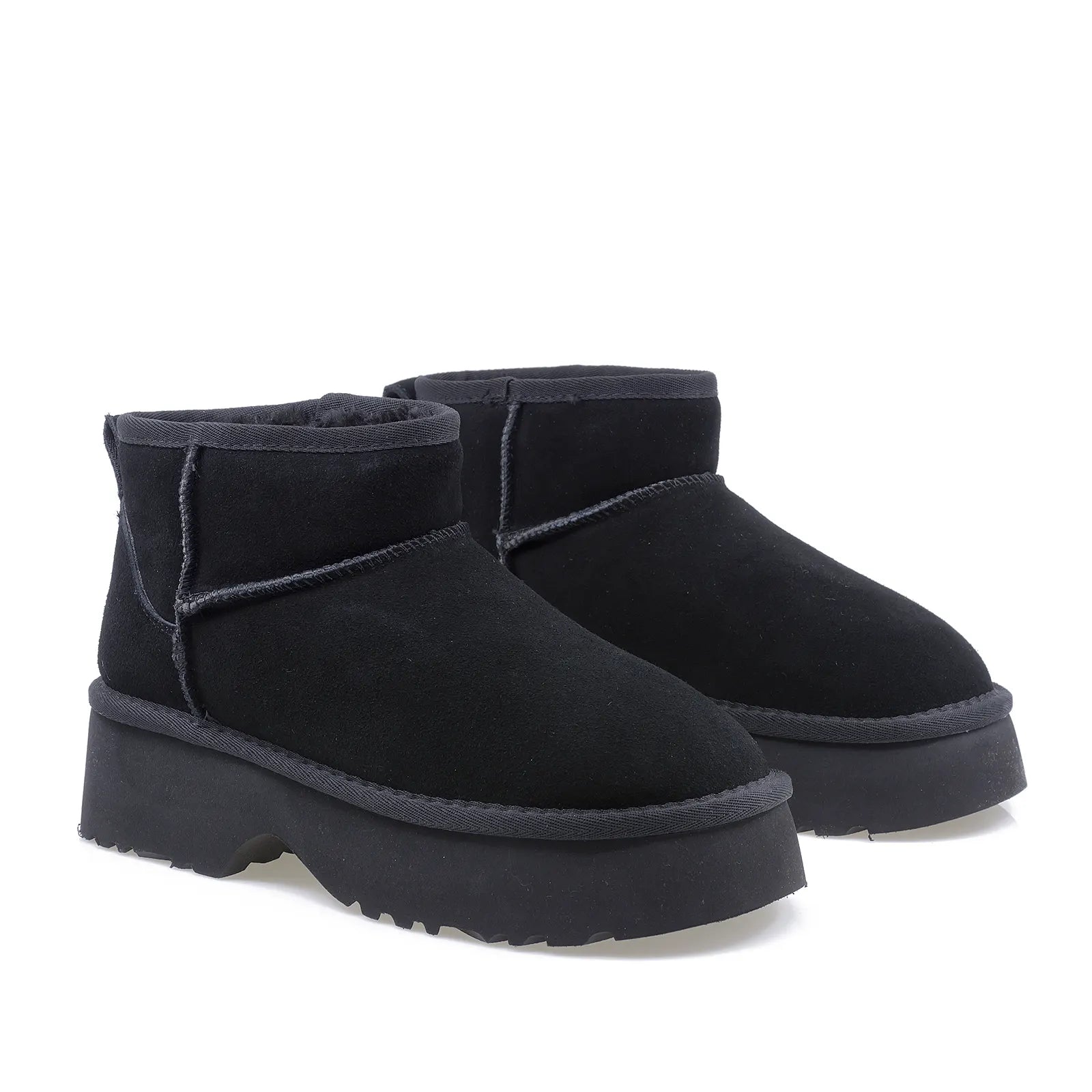 Ghete Dama, ENERGY, ENG-1274, Casual, Piele intoarsa, Negru