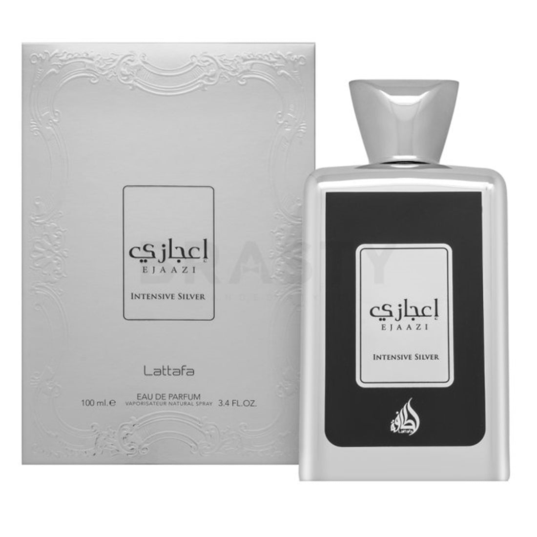 Parfum Unisex, Arabesc, Lattafa, Ejaazi Intensive Silver, Apa de Parfum 100 ml