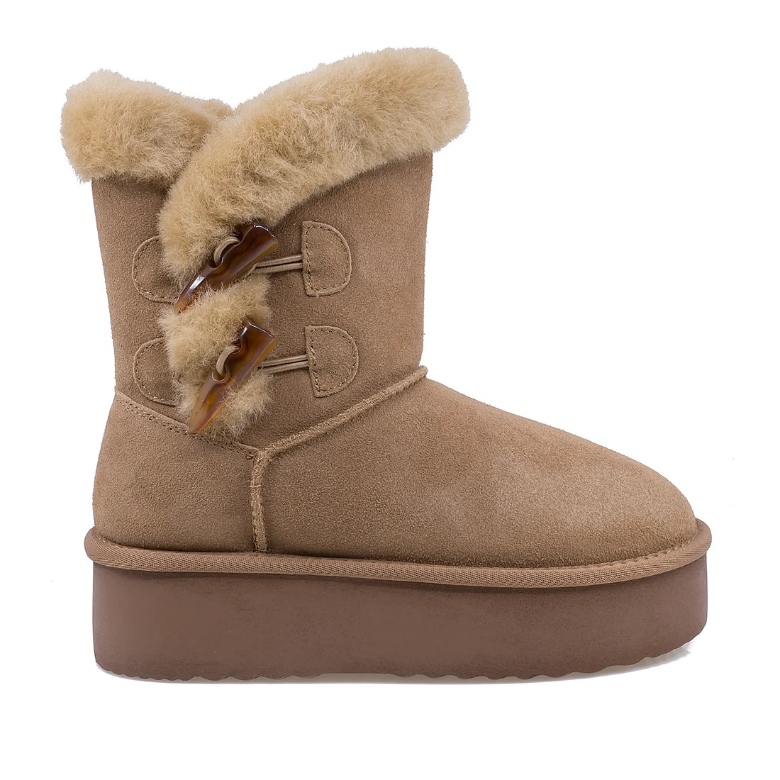 Ghete Dama, ENERGY, ENG-I 1279, Casual, Piele intoarsa, Camel