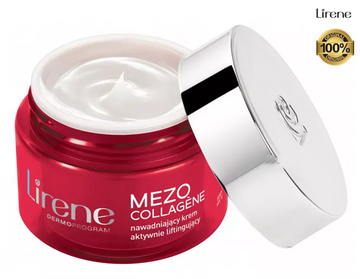 Crema Dama, Lirene, Mezzo Collagene, Crema de Zi pentru Riduri Profunde, 50ml