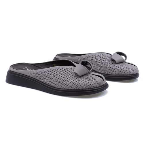 Saboti Dama, Bellini, 12213-85, Casual, Piele Naturala, gri