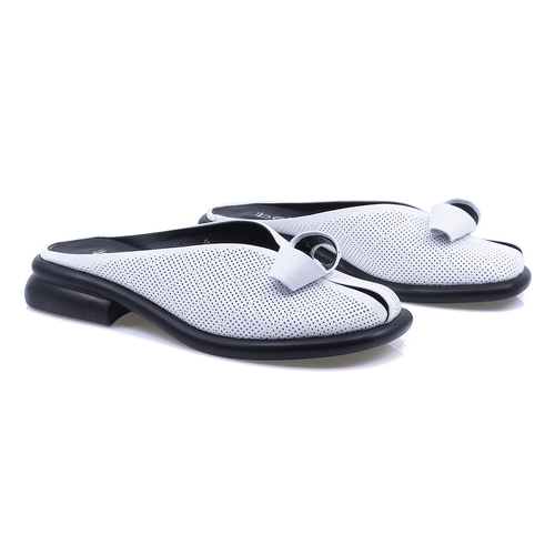 Saboti Dama, Bellini, 32206-11, Casual, Piele Naturala, alb