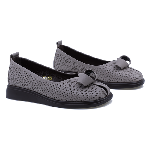 Pantofi Dama, Bellini, 11413-85, Casual, Piele Naturala, gri