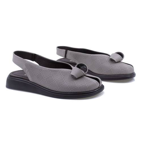 Sandale Dama, Bellini, 12513-85, Casual, Piele Naturala, gri