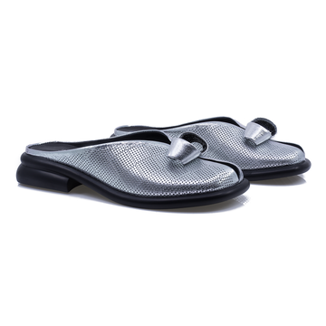 Saboti Dama, Bellini, 32206, Casual, Piele Naturala, argintiu