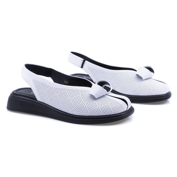 Sandale Dama, Bellini, 12513-11, Casual, Piele Naturala, alb