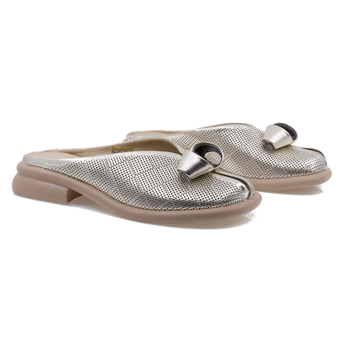 Saboti Dama, Bellini, 32206, Casual, Piele Naturala, auriu