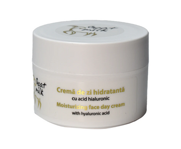 Crema Dama, Vellie, Crema Hidratanta de Zi cu Extract din Lapte de Capra si Acid Hialuronic, 50 ml