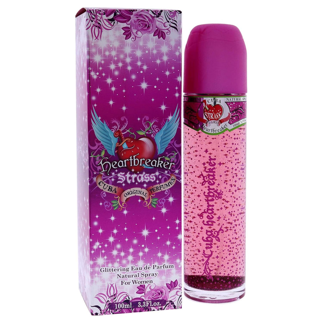 Parfum Dama, Arabesc, Cuba Parfumes, Heartbreaker Strass, Apa de Parfum 100 ml